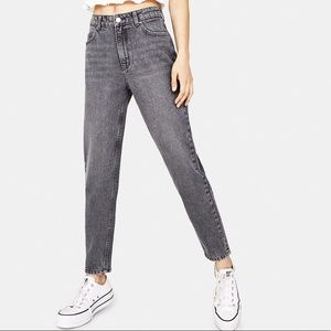 Grey Mom Jeans